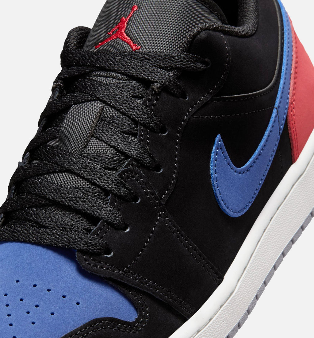 Air Jordan 1 Low Black & True Blue Men’s Shoes