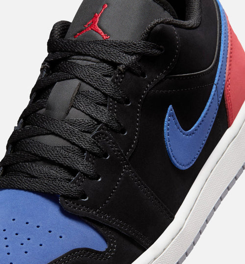 Air Jordan 1 Low Black & True Blue Men’s Shoes