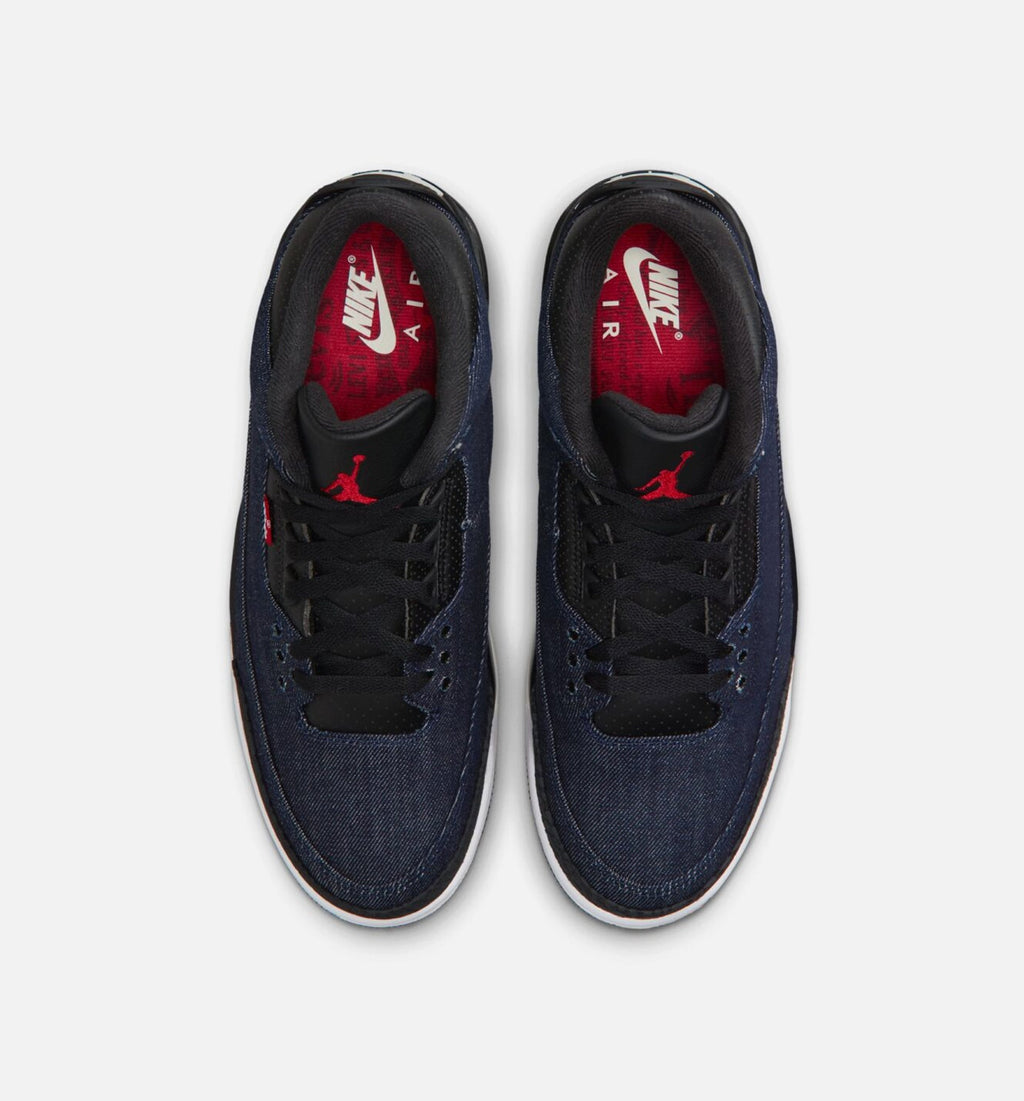 Air Jordan 3 x Levi’s “Indigo & Gym Red” Men’s Shoes