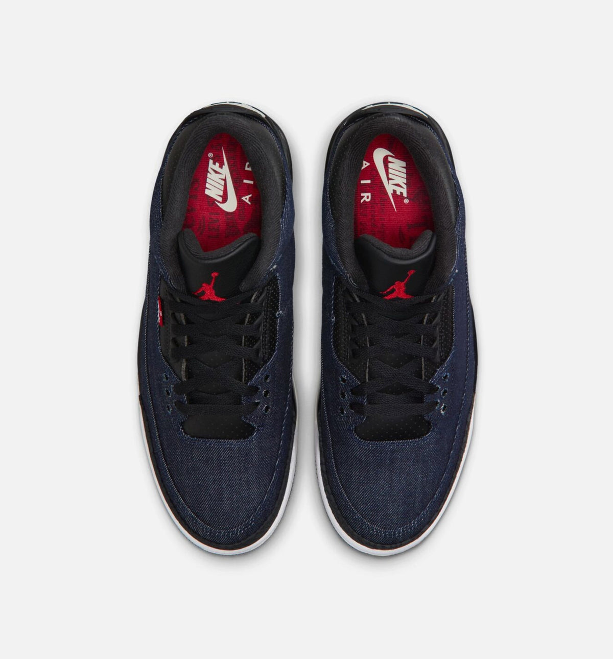 Air Jordan 3 x Levi’s “Indigo & Gym Red” Men’s Shoes